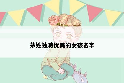 茅姓独特优美的女孩名字